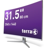 TERRA LED 3280W silver/white CURVED DP/HDMI (3030031)